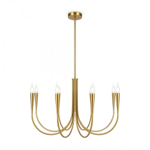 Подвесной светильник Branches латунь, 8 ламп