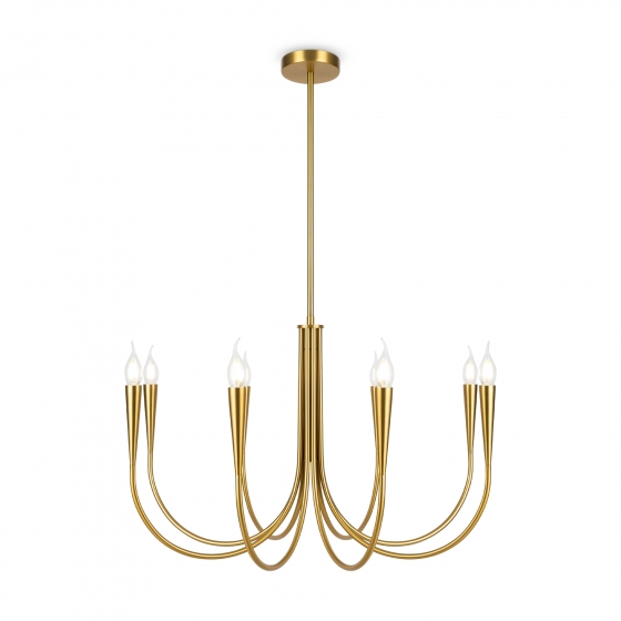 Подвесной светильник Branches латунь, 8 ламп 1