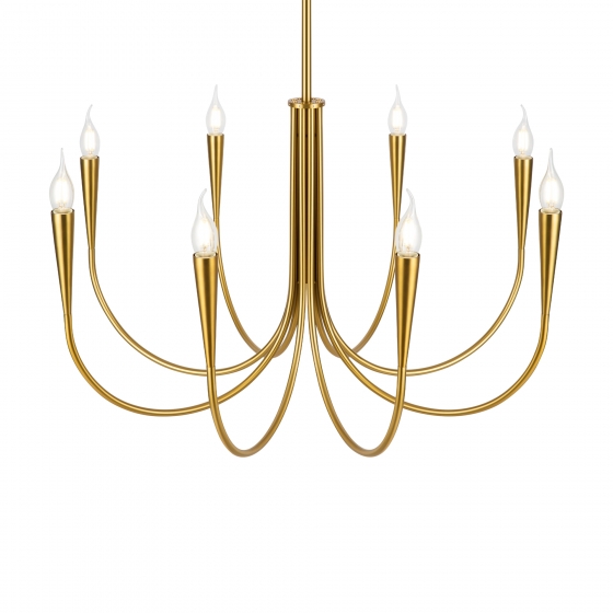 Подвесной светильник Branches латунь, 8 ламп 6