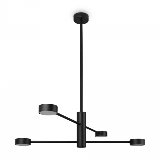 Потолочный светильник Tactic черный 4 плафона 3