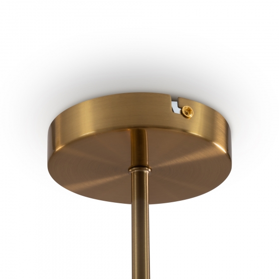 Потолочный светильник Fero латунь, стекло, 7 плафонов 7