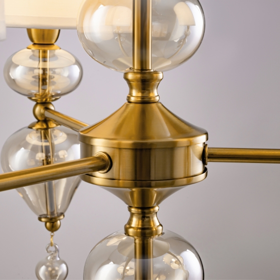 Потолочный светильник Raise латунь, 3 плафона 3