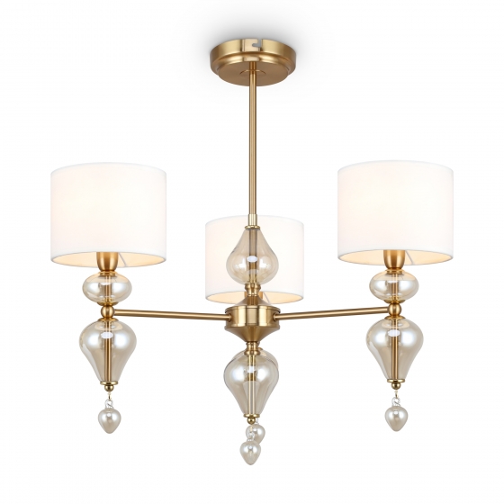 Потолочный светильник Raise латунь, 3 плафона 1