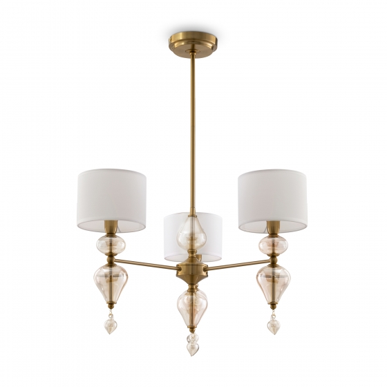 Потолочный светильник Raise латунь, 3 плафона 4