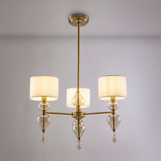 Потолочный светильник Raise латунь, 3 плафона 8