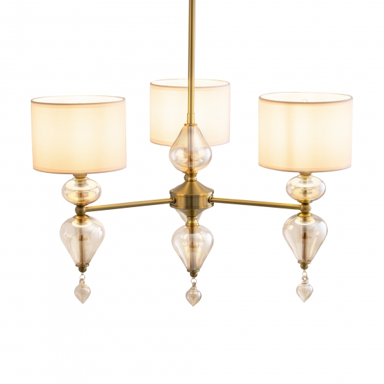 Потолочный светильник Raise латунь, 3 плафона 6