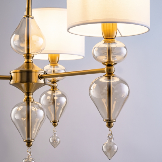 Потолочный светильник Raise латунь, 3 плафона 9