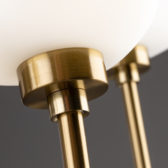 Потолочный светильник Tender латунь, 6 плафонов 5