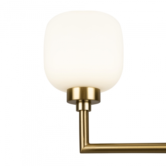 Потолочный светильник Tender латунь, 6 плафонов 10