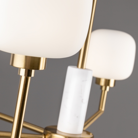 Потолочный светильник Tender латунь, 6 плафонов 4