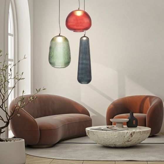 Подвесной светильник Enchantment красный, 120 см 12