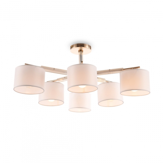 Потолочный светильник Pipe золото, 720 мм, 6 плафонов 3