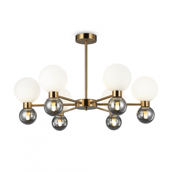Потолочный светильник Bony латунь, 12 плафонов 1