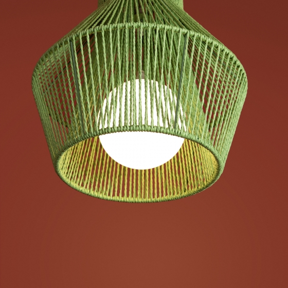 Подвесной светильник Cottage зеленый 11