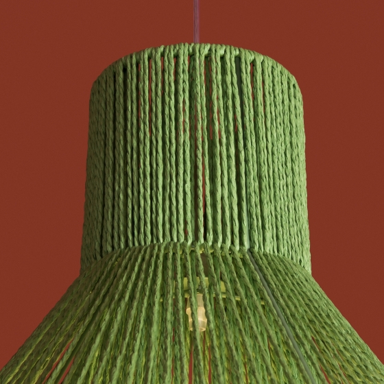 Подвесной светильник Cottage зеленый 12