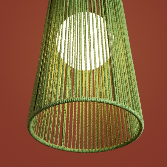 Подвесной светильник Cottage зеленый 11