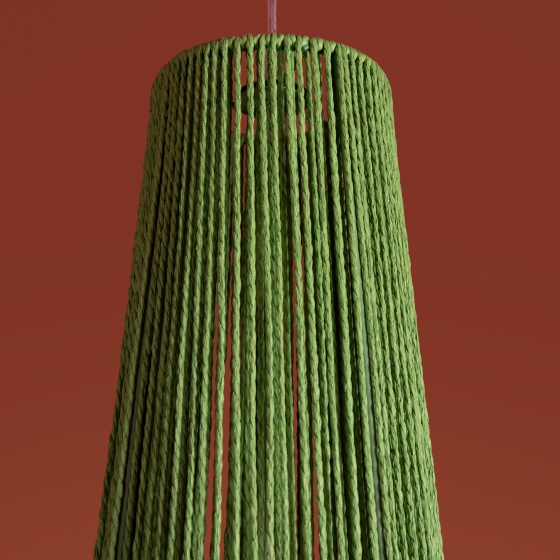 Подвесной светильник Cottage зеленый 12