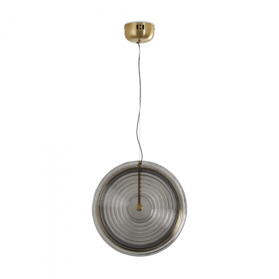 Подвесной светильник Borbon латунь, дымчатый 10