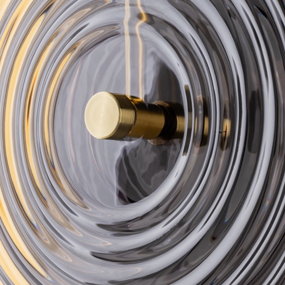 Подвесной светильник Borbon латунь, дымчатый 4