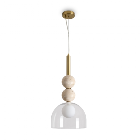 Подвесной светильник Sunspot латунь, стекло, полусфера 5