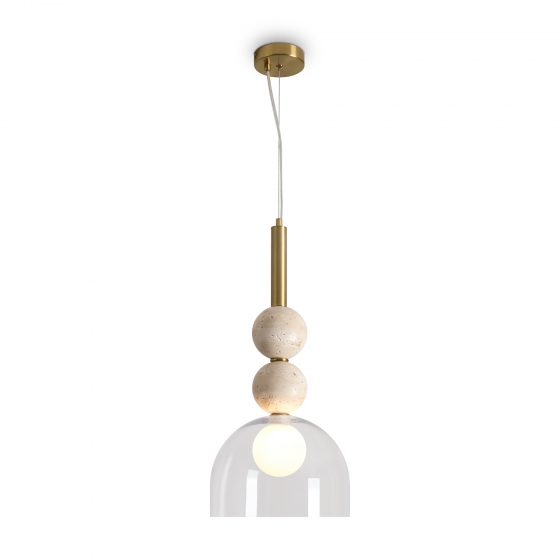 Подвесной светильник Sunspot латунь, стекло, полусфера 3