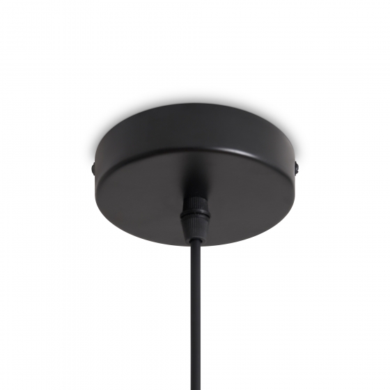 Подвесной светильник Cocoon черный, ротанг 6