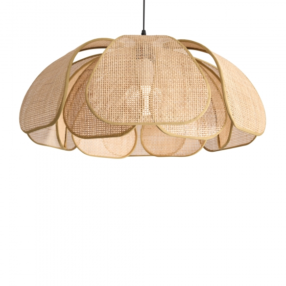 Подвесной светильник Cocoon черный, ротанг 5