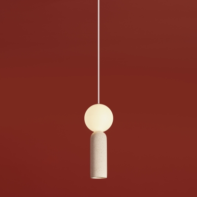 Подвесной светильник Shapes белый бетон 8