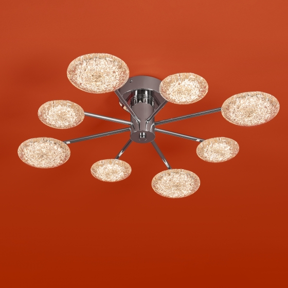 Потолочный светильник Plane хром, 690 мм, круглый 8