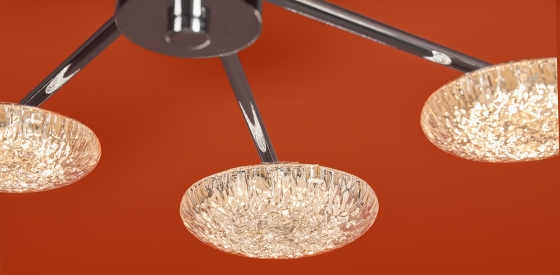 Потолочный светильник Plane хром, 690 мм, круглый 14