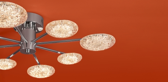 Потолочный светильник Plane хром, 690 мм, круглый 13