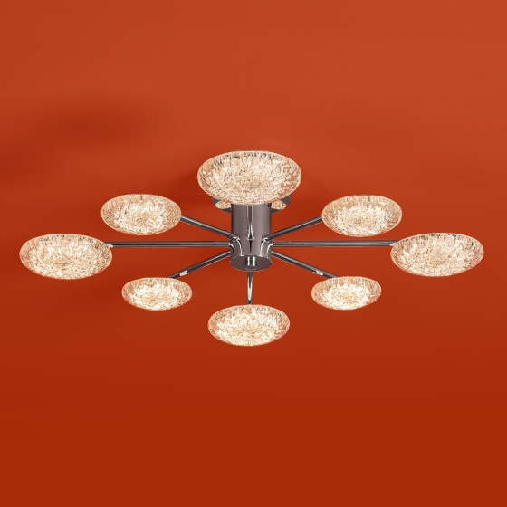 Потолочный светильник Plane хром, 690 мм, круглый 11