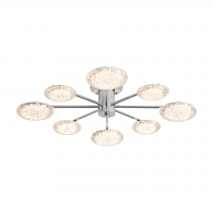 Потолочный светильник Plane хром, 690 мм, круглый