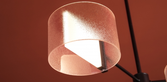 Потолочный светильник Ice черный, прозрачный плафон 15