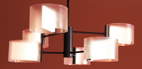 Потолочный светильник Ice черный, прозрачный плафон 13