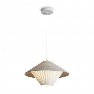 Подвесной светильник Ruler белый текстильный