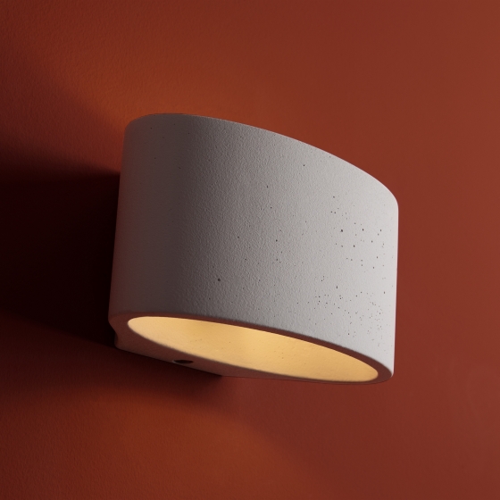 Настенный светильник Terra графит, цементный абажур 9