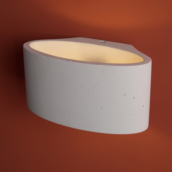 Настенный светильник Terra графит, цементный абажур 10