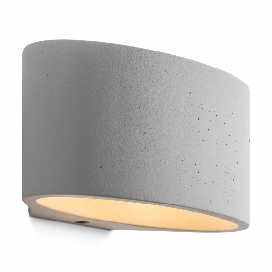 Настенный светильник Terra графит, цементный абажур 6