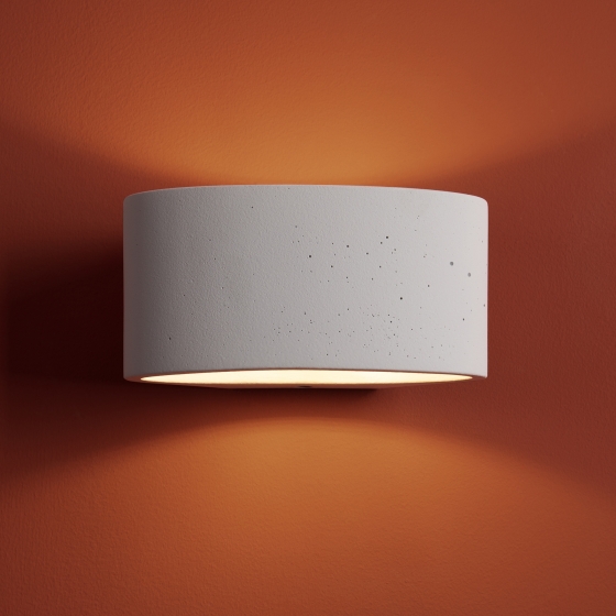 Настенный светильник Terra графит, цементный абажур 8