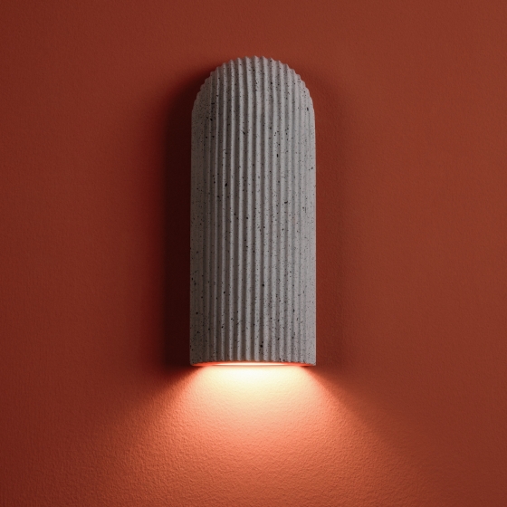 Настенный светильник Terra графит, цемент 8