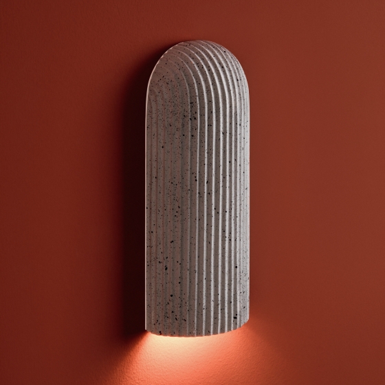 Настенный светильник Terra графит, цемент 9