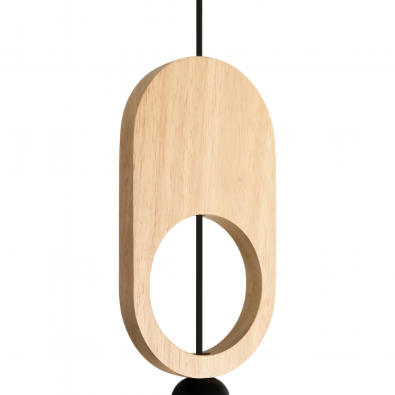 Подвесной светильник Irisa черный, матовый белый абажур 13