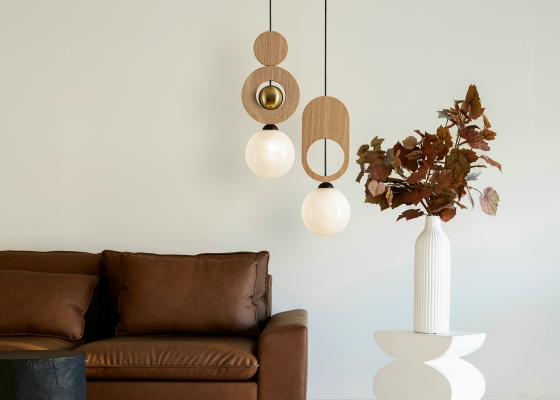 Подвесной светильник Irisa черный, матовый белый абажур 16