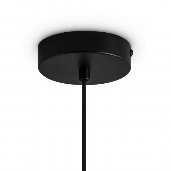 Подвесной светильник Irisa черный, матовый белый абажур 14