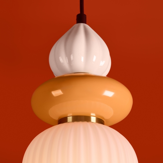 Подвесной светильник Alzare черный, матовый белый абажур 10