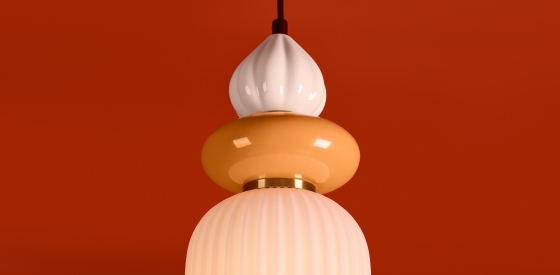 Подвесной светильник Alzare черный, матовый белый абажур 14