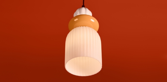 Подвесной светильник Alzare черный, матовый белый абажур 13