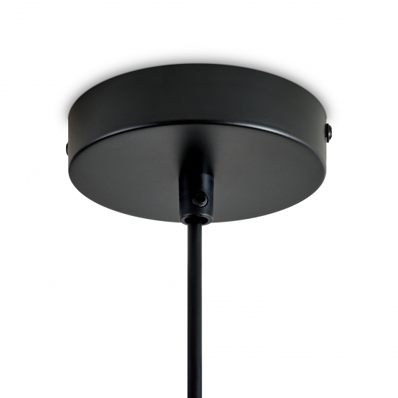 Подвесной светильник Alzare черный, матовый белый абажур 5