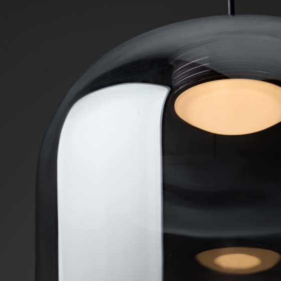 Подвесной светильник Ida черный, дымчатый 2